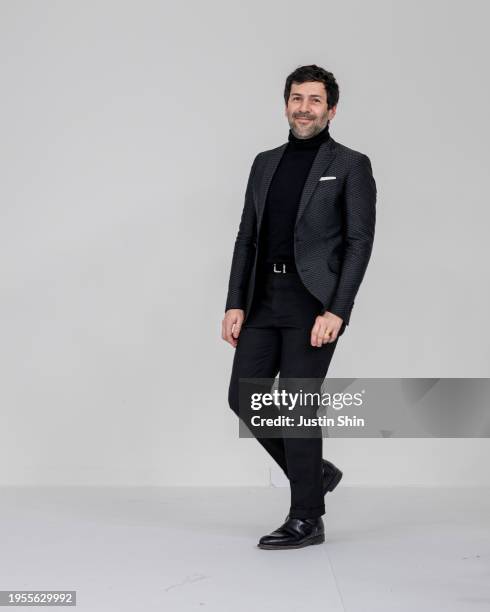 French fashion designer Alexis Mabille walks the runway during the Alexis Mabille Haute Couture Spring/Summer 2024 show as part of Paris Fashion Week...