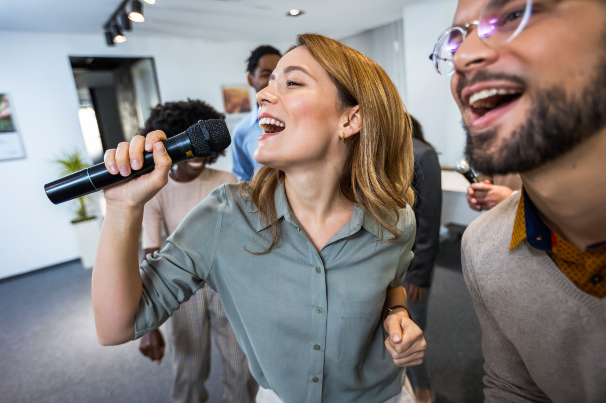 corporate karaoke