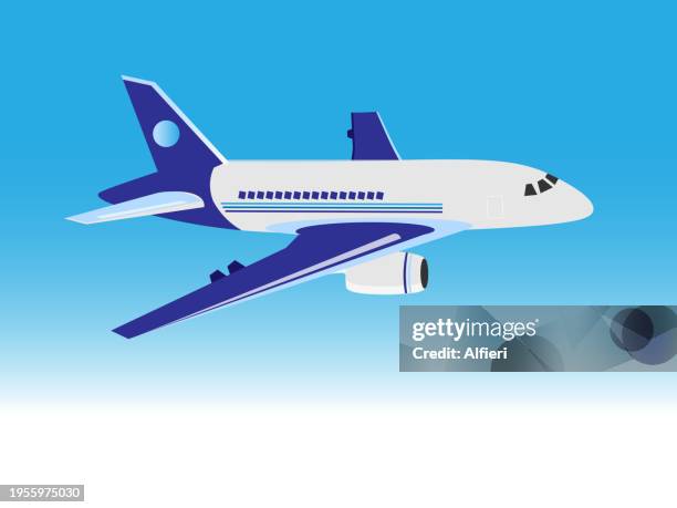 airline industry - wall street traders stock illustrations