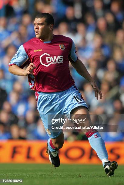 October 16: Wilfred Bouma of Aston Villa running during the Premier League match between Birmingham City and Aston Villa at St. Andrews on October...