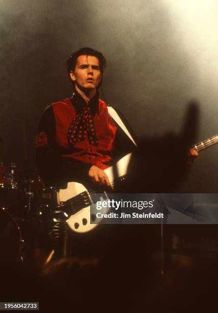Duran Duran performs at First Avenue nightclub in Minneapolis, Minnesota on October 24, 1988.