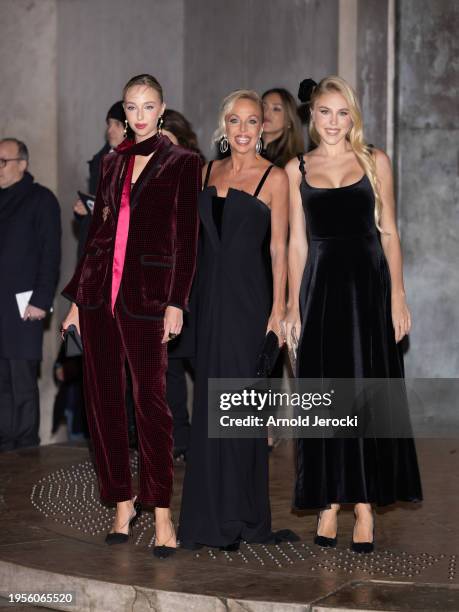 Princess Maria Carolina of Bourbon-Two Sicilies, Princess Maria Chiara of Bourbon-Two Sicilies and Camilla of Bourbon Two Sicilies attends the...