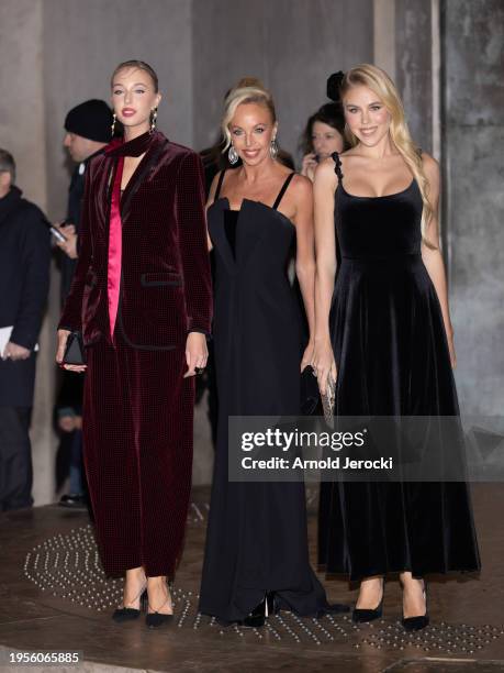 Princess Maria Carolina of Bourbon-Two Sicilies, Princess Maria Chiara of Bourbon-Two Sicilies and Camilla of Bourbon Two Sicilies attends the...