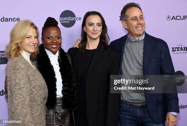 Executive Producer Jessica Seinfeld, Director Angela Patton, Director Natalie Rae and Jerry Seinfeld attend the "Daughters" Premiere during the 2024...