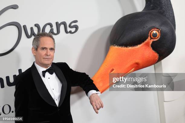 Tom Hollander attends FX's "Feud: Capote VS. The Swans" New York Premiere at Museum of Modern Art on January 23, 2024 in New York City.