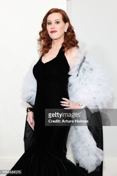Molly Ringwald attends FX's "Feud: Capote VS. The Swans" New York Premiere at Museum of Modern Art on January 23, 2024 in New York City.