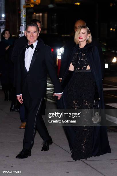 Billy Crudup and Naomi Watts attend a screening of "Feud: Capote Vs. The Swans" at MOMA on January 23, 2024 in New York City.