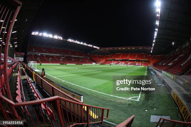 General view of The Valley prior to the Sky Bet League One match between Charlton Athletic and Northampton Town at The Valley on January 23, 2024 in...