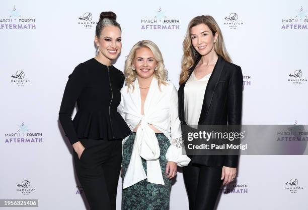 Actress Jackie Seiden, March Fourth Founder Kitty Brandtner, and March Fourth Co-President Maureen Westphal attend "The Time Is Now: Reinstate The...