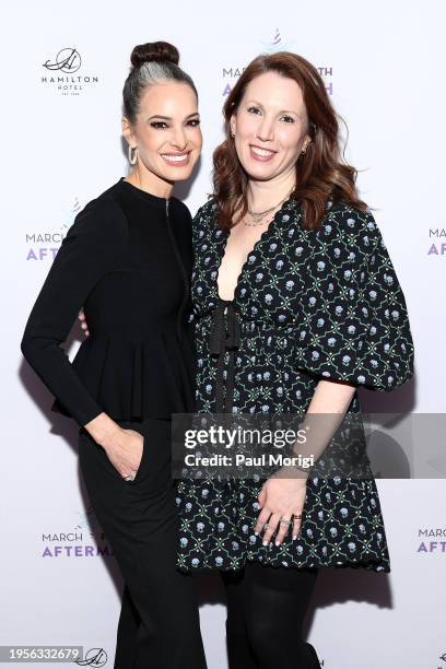 Actress Jackie Seiden and Dana Rebecca Jewelry founder Dana Gordon attend "The Time Is Now: Reinstate The Assault Weapons Ban" event at The Hamilton...