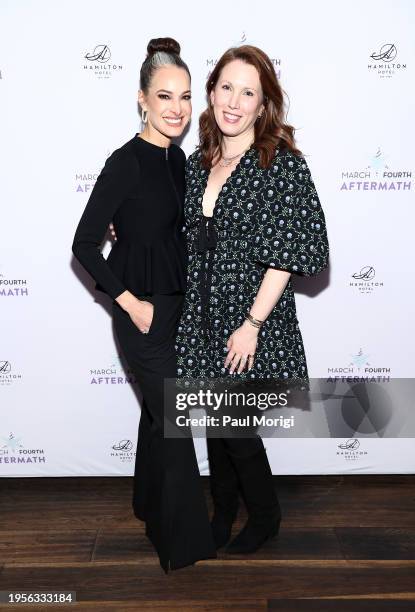 Actress Jackie Seiden and Dana Rebecca Jewelry founder Dana Gordon attend "The Time Is Now: Reinstate The Assault Weapons Ban" event at The Hamilton...