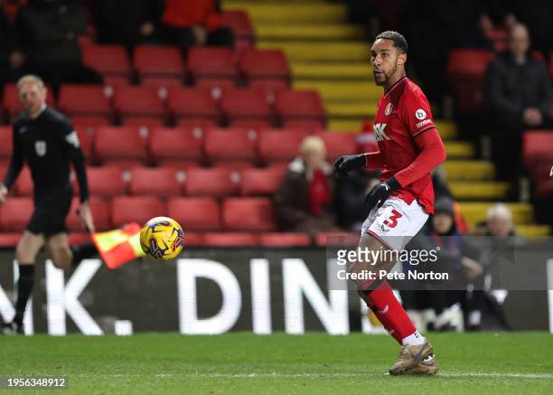 Terell Thomas of Charlton Athletic in action during the Sky Bet League One match between Charlton Athletic and Northampton Town at The Valley on...