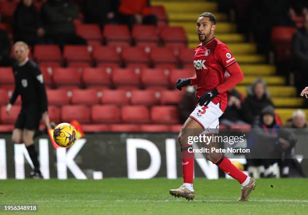 Terell Thomas of Charlton Athletic in action during the Sky Bet League One match between Charlton Athletic and Northampton Town at The Valley on...