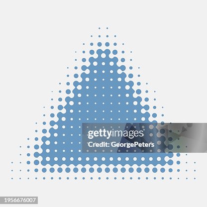 Triangle shaped Frame-Border with halftone Triangle shaped Frame-Border with halftone