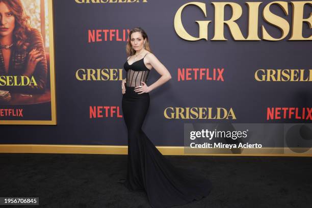 Juliana Aiden Martinez attends the Miami premiere of "Griselda" at The Fillmore Miami Beach on January 23, 2024 in Miami Beach, Florida.