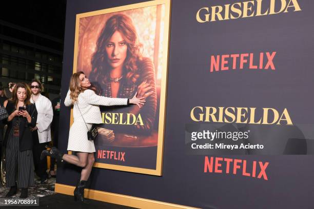 Lili Estefan attends the Miami premiere of "Griselda" at The Fillmore Miami Beach on January 23, 2024 in Miami Beach, Florida.