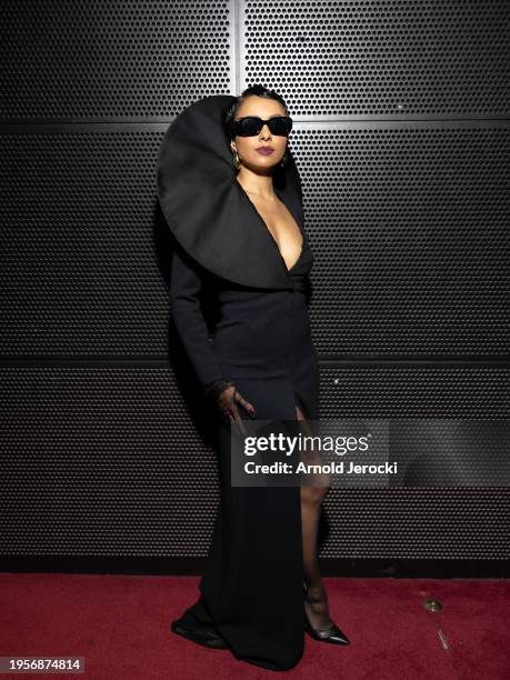 Kat Graham attends the Stéphane Rolland Haute Couture Spring/Summer 2024 show as part of Paris Fashion Week on January 23, 2024 in Paris, France.