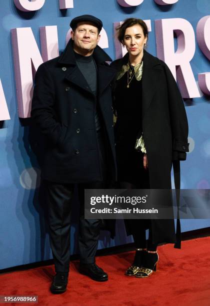 Dermot O'Leary and Dee Koppang attends the UK Gala Screening of "All Of Us Strangers" at BFI Southbank on January 23, 2024 in London, England.
