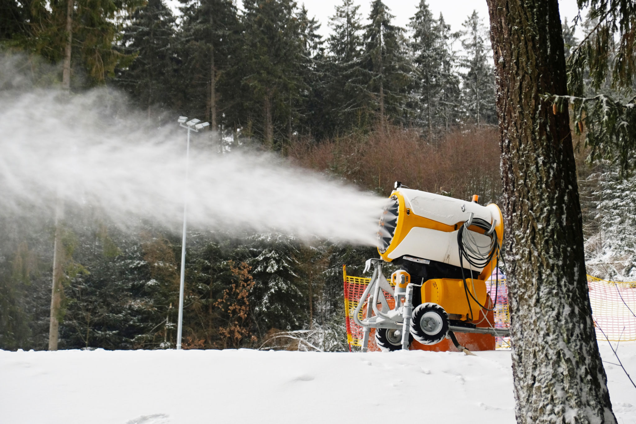 artificial ski slopes