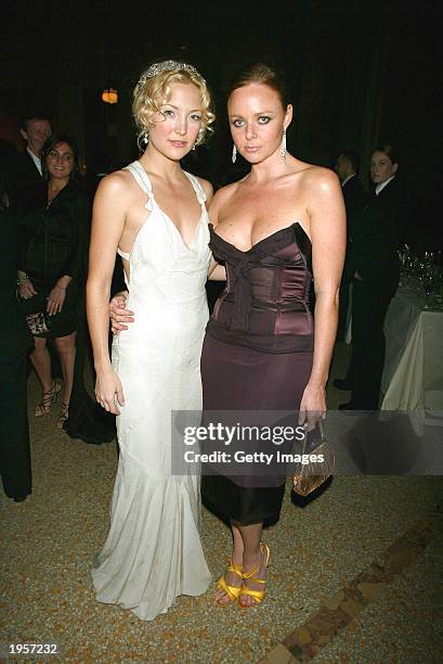 Actress Kate Hudson and designer Stella McCartney attend the Costume Institute Benefit Gala sponsored by Gucci at The Metropolitan Museum of Art...