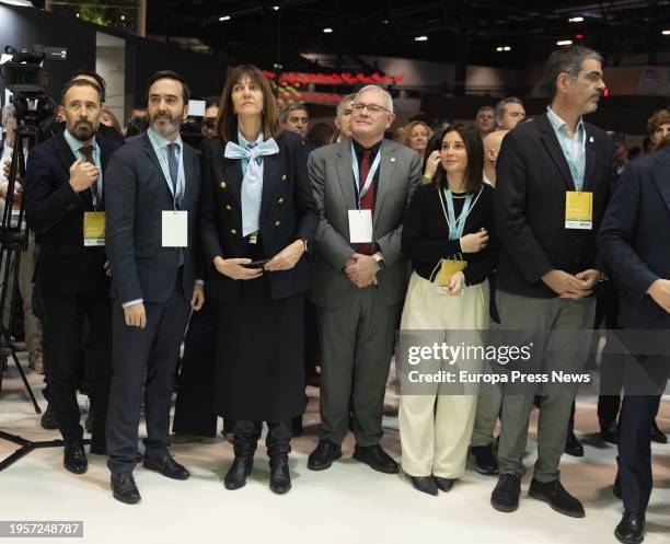 The delegate of the Government in the Basque Country, Denis Itxaso, the Minister of Tourism, Trade and Consumer Affairs of the Government of the...