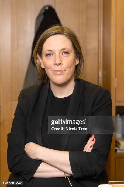 Jess Phillips Labour MP for Birmingham Yardley in her Westminster office on January 22, 2024 in London, England.