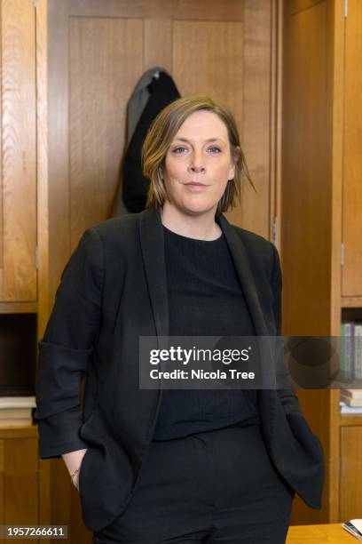 Jess Phillips Labour MP for Birmingham Yardley in her Westminster office on January 22, 2024 in London, England.