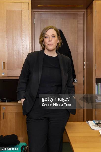 Jess Phillips Labour MP for Birmingham Yardley in her Westminster office on January 22, 2024 in London, England.