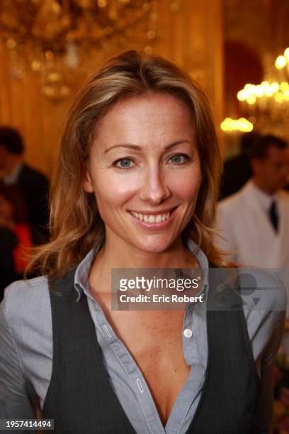 La journaliste et animatrice de télévision Anne-Sophie Lapix, 13 mai 2009.