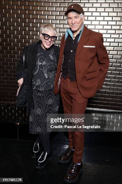 Catherine Martin and Baz Luhrmann attend the Jean Paul Gaultier Haute Couture Spring/Summer 2024 show as part of Paris Fashion Week on January 24,...
