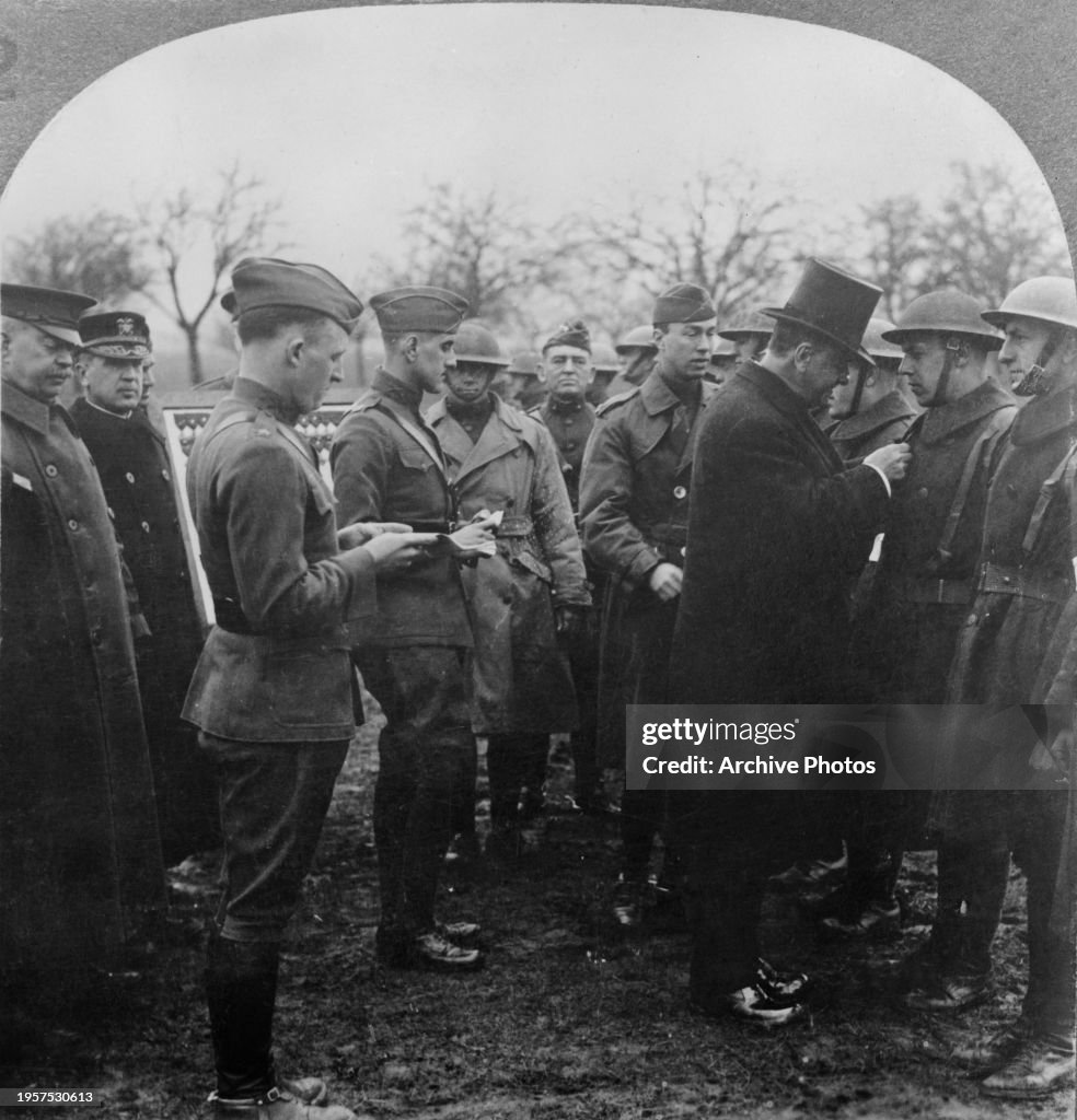 World War I - US Marines Medal Ceremony