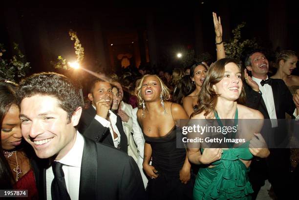 Guests dance, including Eve in middle) during the Costume Institute Benefit Gala sponsored by Gucci April 28, 2003 at The Metropolitan Museum of Art...