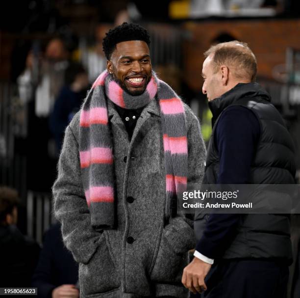 Daniel Sturridge former Liverpool players during the Carabao Cup Semi Final Second Leg match between Fulham and Liverpool at Craven Cottage on...