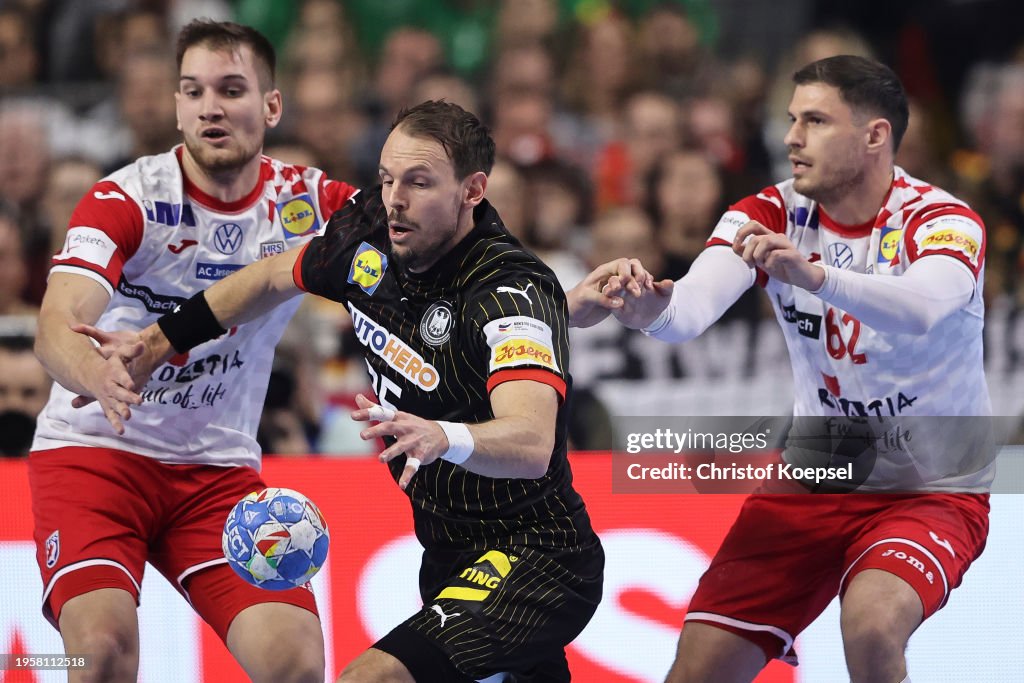 Germany v Croatia - Men's EHF Euro 2024