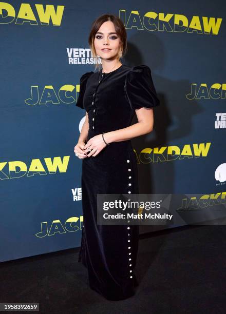 Jenna Coleman attends the UK Premiere of "Jackdaw" at the Showcase Cinema de Lux Teesside on January 24, 2024 in Stockton-on-Tees, England.