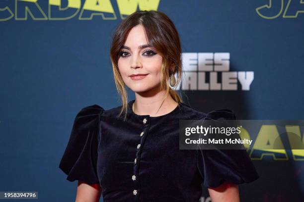 Jenna Coleman attends the UK Premiere of "Jackdaw" at the Showcase Cinema de Lux Teesside on January 24, 2024 in Stockton-on-Tees, England.