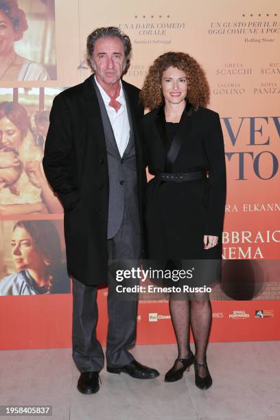 Director Paolo Sorrentino and director Ginevra Elkann attend the photocall for the movie "Te L'Avevo Detto" on January 24, 2024 in Rome, Italy.