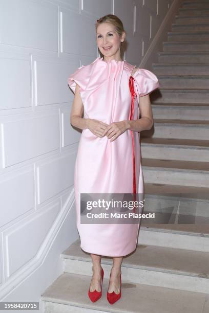 Kelly Rutherford attends the Jean Paul Gaultier Haute Couture Spring/Summer 2024 show as part of Paris Fashion Week on January 24, 2024 in Paris,...