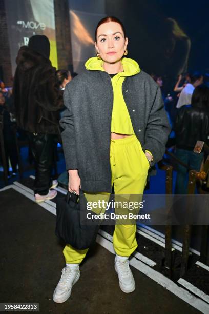 Arielle Free attends the celebration of H&M Move’s latest collection launch with an exclusive live performance by RAYE at Village Underground on...