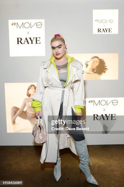 Sophia Hadjipanteli attends the celebration of H&M Move’s latest collection launch with an exclusive live performance by RAYE at Village Underground...