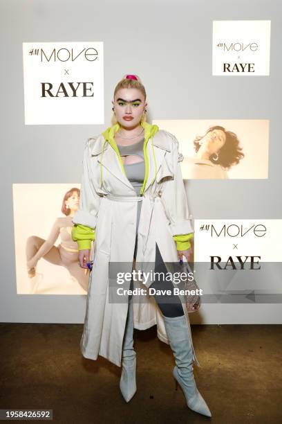 Sophia Hadjipanteli attends the celebration of H&M Move’s latest collection launch with an exclusive live performance by RAYE at Village Underground...