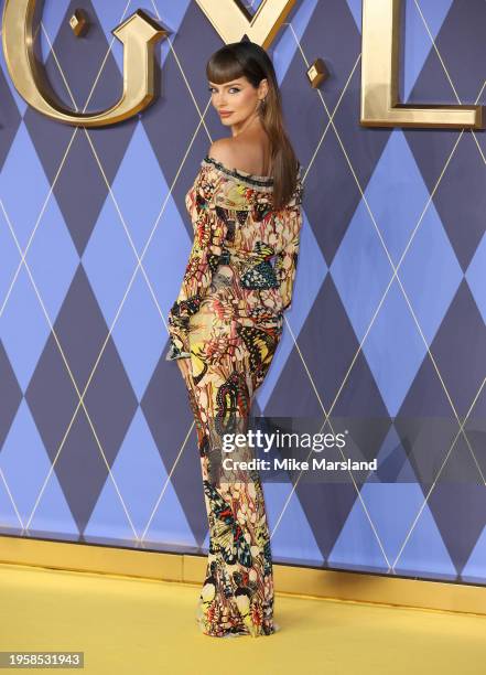 Maura Higgins attends the World Premiere of "Argylle" at the Odeon Luxe Leicester Square on January 24, 2024 in London, England.