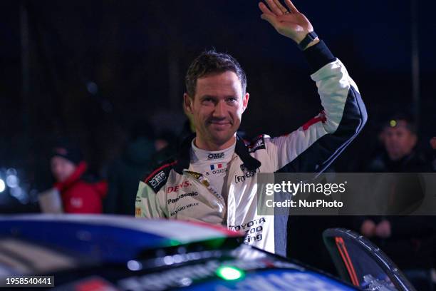 Sebastien Ogier from France, who is driving for Team Toyota Gazoo Racing WRT in a Toyota GR Yaris Rally1 Hybrid, is regrouping during the FIA World...