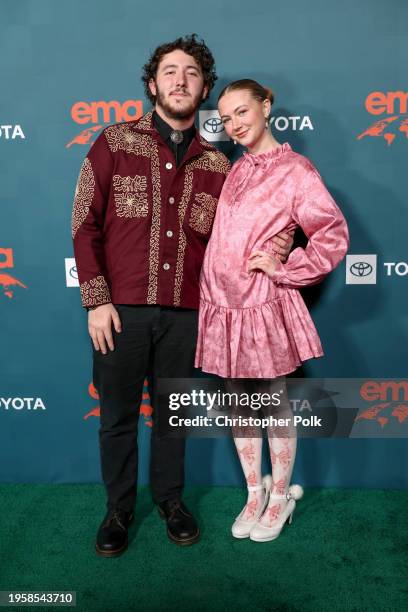 Franklin Jonas and Anna Olson at the 33rd Annual EMA Awards Gala held at Sunset Las Palmas Studios on January 27, 2024 in Los Angeles, California.