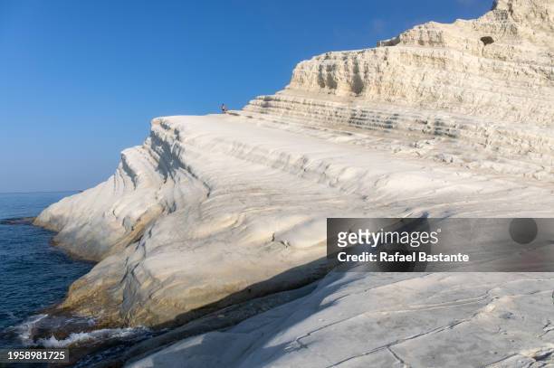 stairs of the turks, scala dei turchi - half time stock pictures, royalty-free photos & images