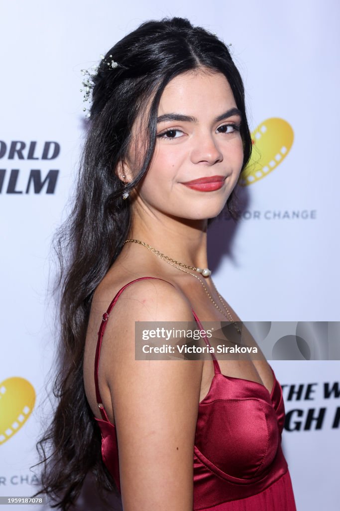 Isabella Feliciana attends the Los Angeles premiere of