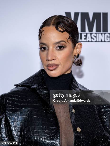 Actress Dascha Polanco attends the Los Angeles Premiere of "Junction" at Harmony Gold on January 24, 2024 in Los Angeles, California.