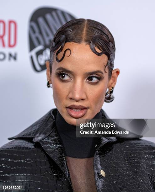 Actress Dascha Polanco attends the Los Angeles Premiere of "Junction" at Harmony Gold on January 24, 2024 in Los Angeles, California.