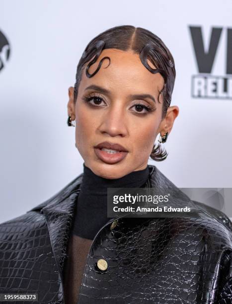 Actress Dascha Polanco attends the Los Angeles Premiere of "Junction" at Harmony Gold on January 24, 2024 in Los Angeles, California.