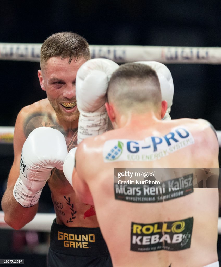 Drozdowski Maciej Drozdowski and Milosz Grabowski are fighting during the ...